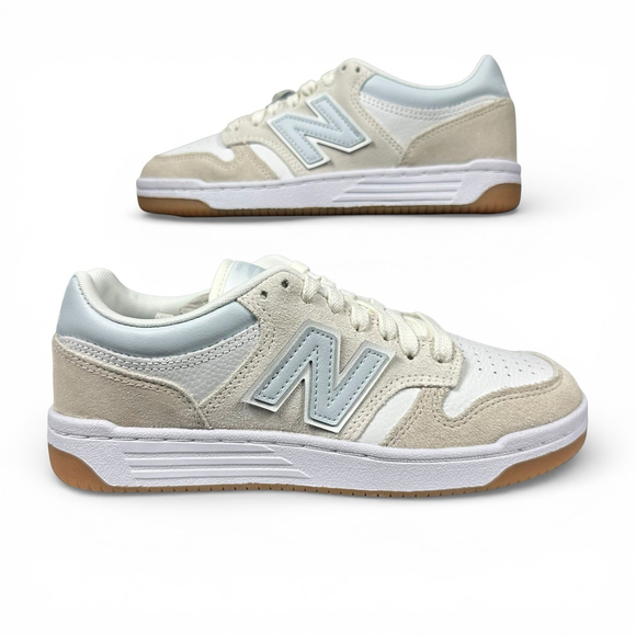 New Balance 480 Men's Shoes White/Blue BB480LSW Mens 5 1/2 d/ Womens 7 D